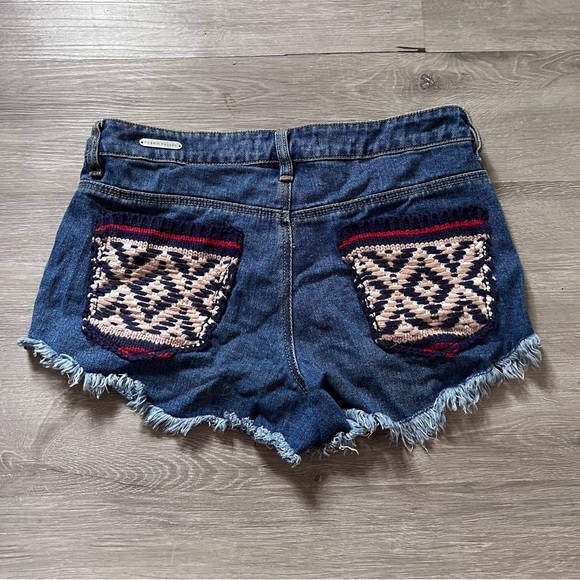 PS Erin Wasson sweater knit pockets jean  shorts - Picture 5 of 8